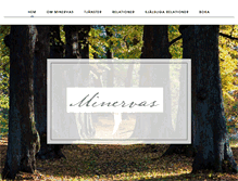 Tablet Screenshot of minervas.se